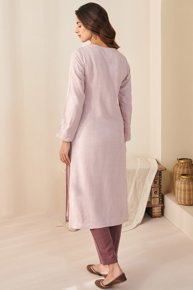Naadirah Zareena Faux Wool Handloom Kurta