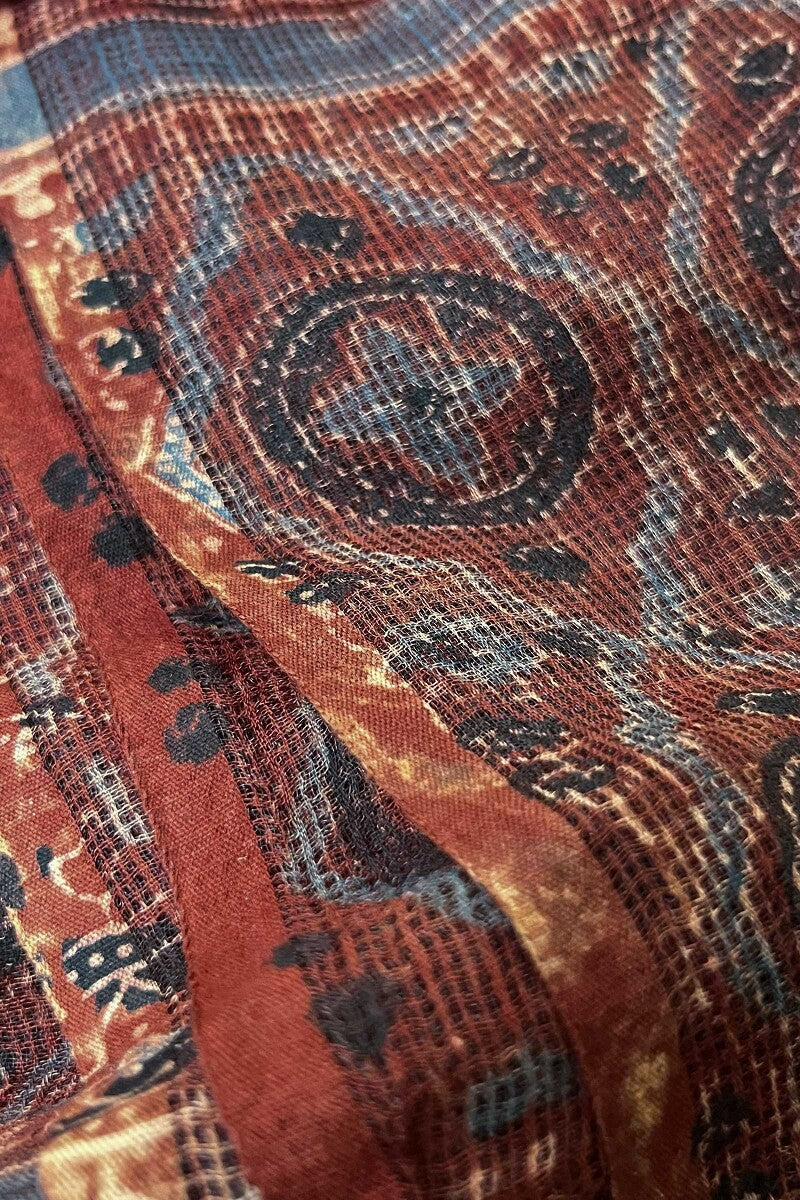 Sehra Sahiba Ajrak Kota Dupatta
