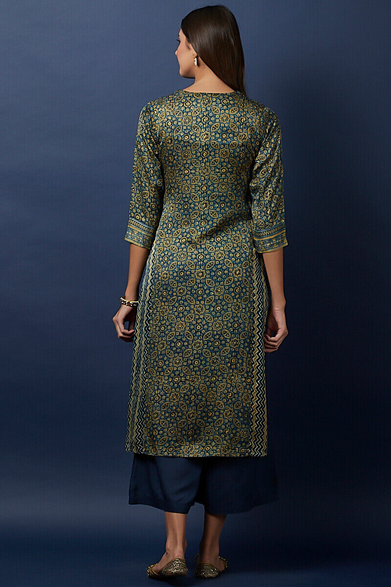 Ajrak Silk