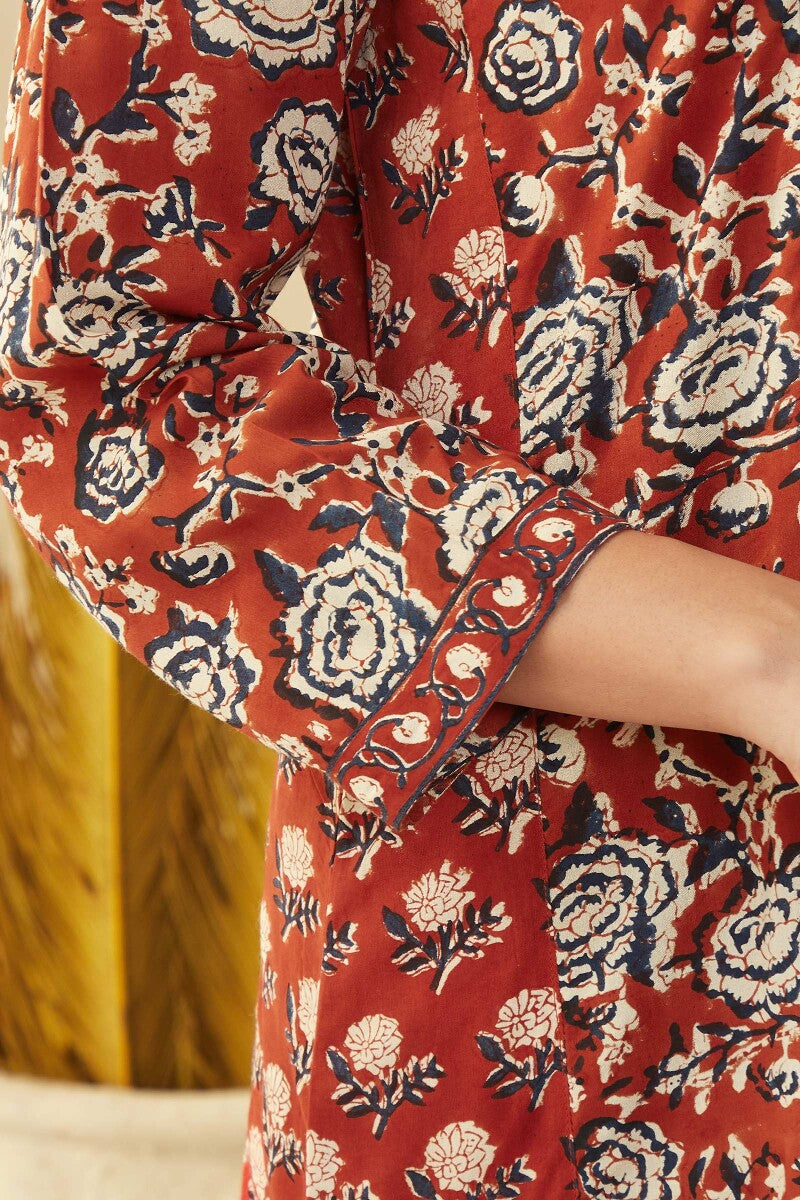 Sehra Rahima Bagru Kurta