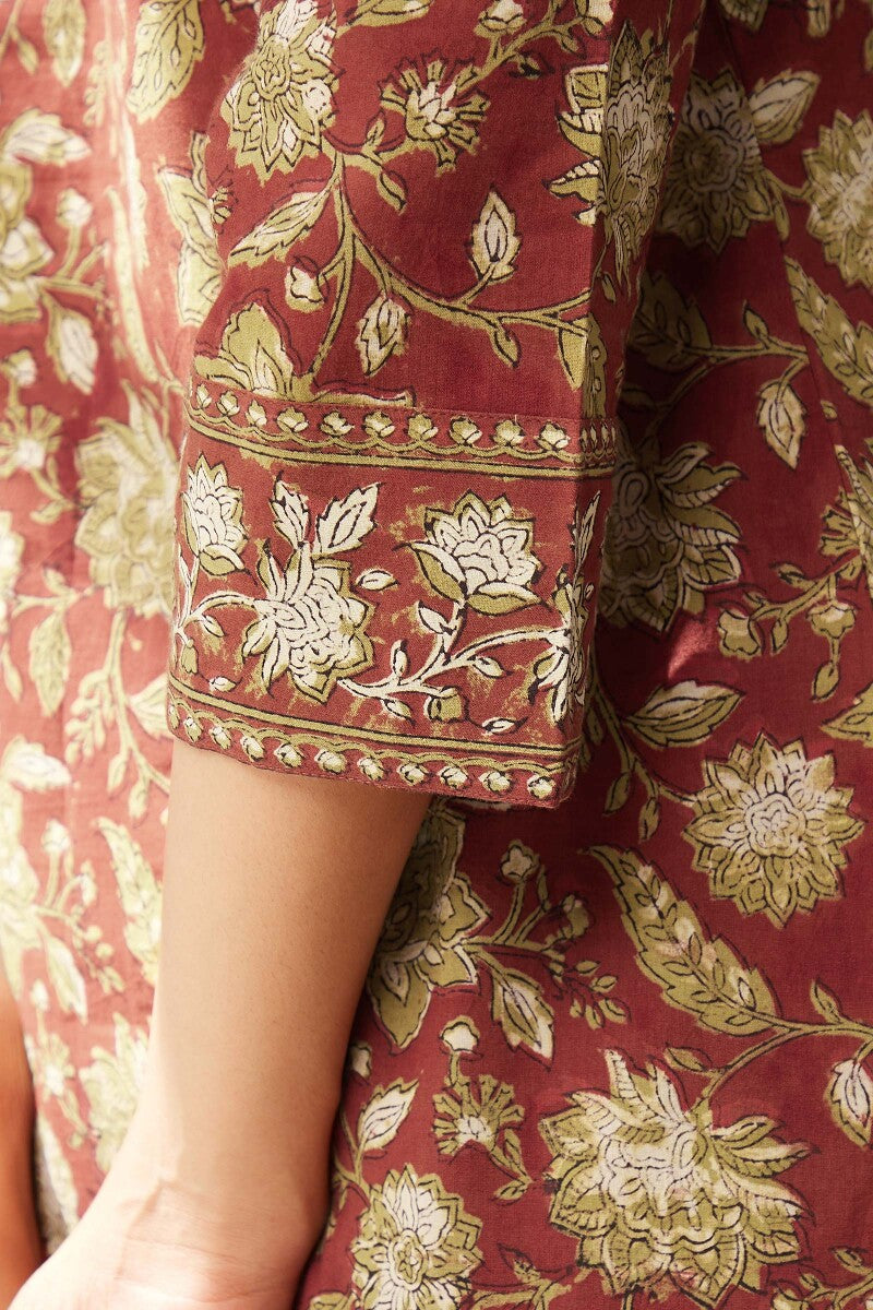 Sehra Zeenat Bagru Kurta