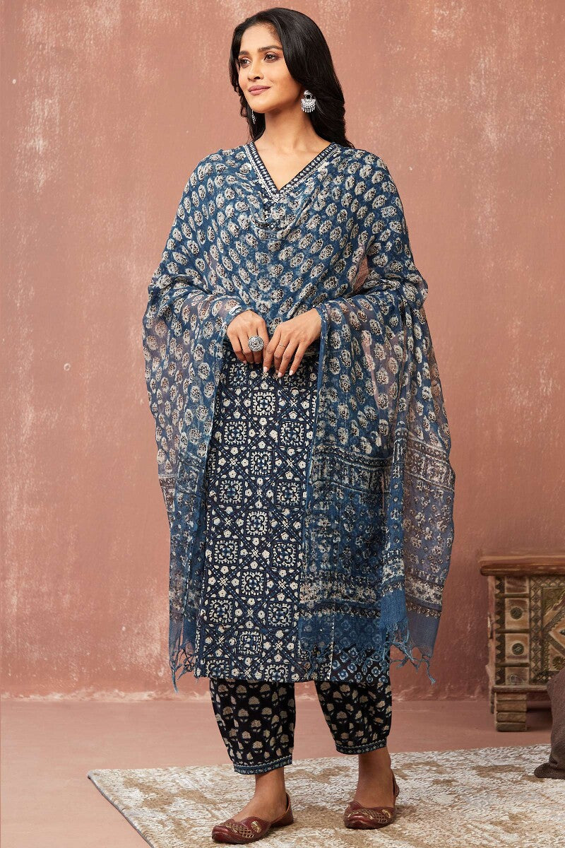Sehra Saima Bagru Kurta