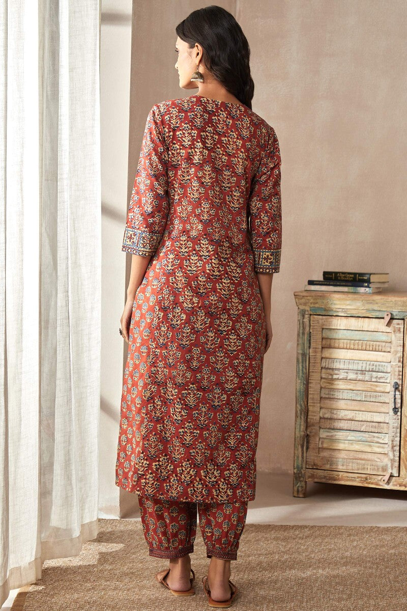 Sehra Sehreen Bagru Kurta