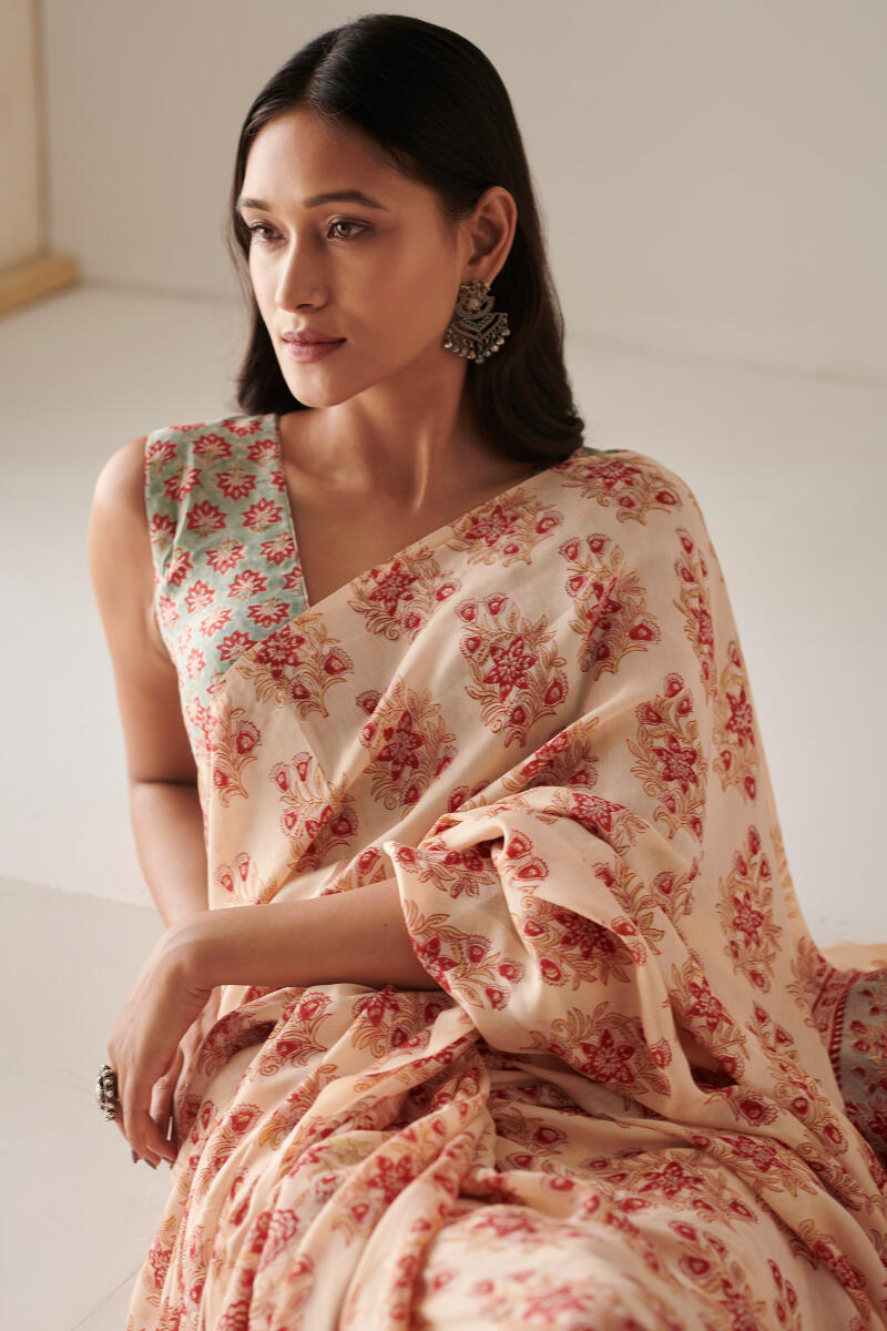 Nasrine Inaya Sanganeri Modal Saree