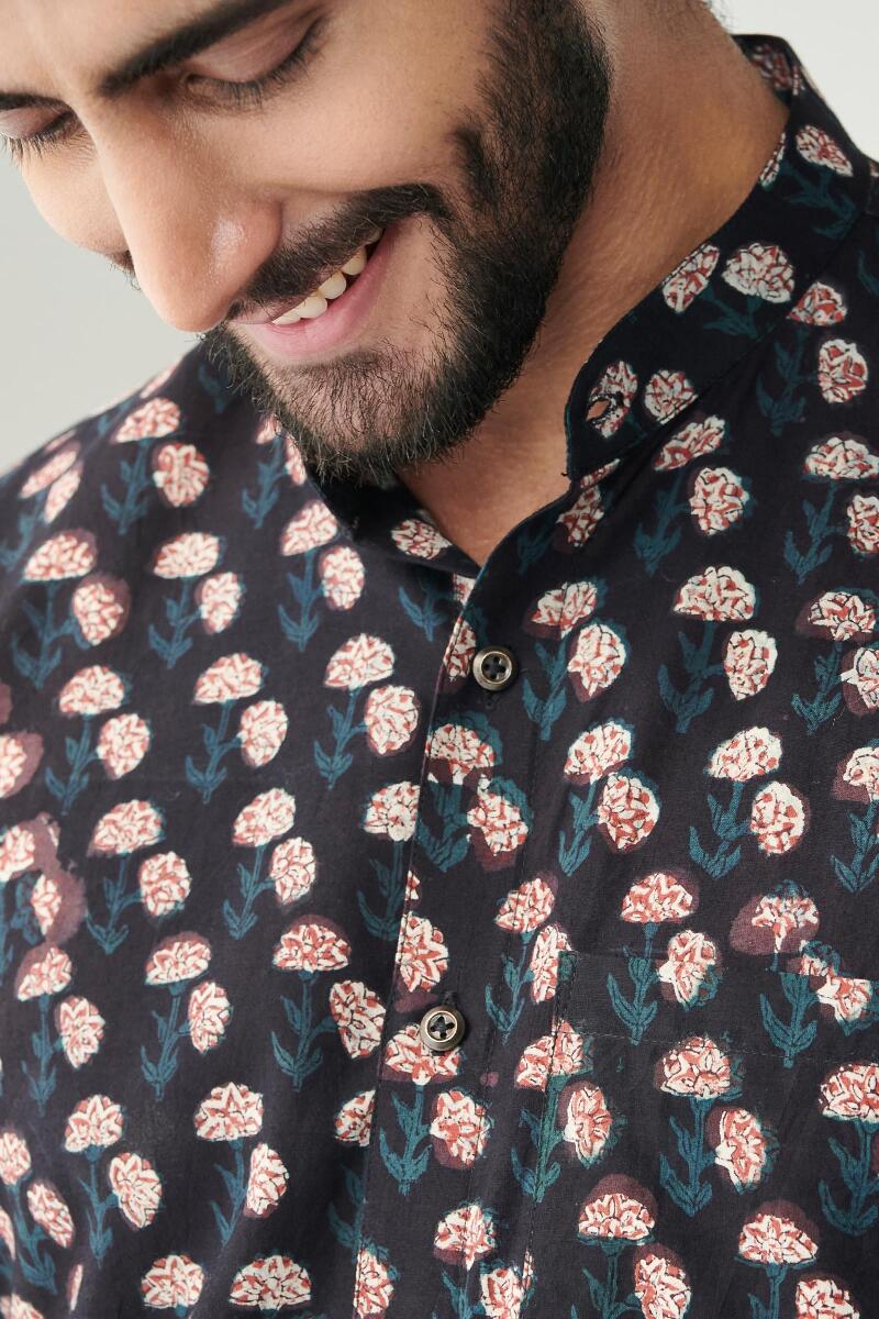 Zaid Aarav Bagru Shirt