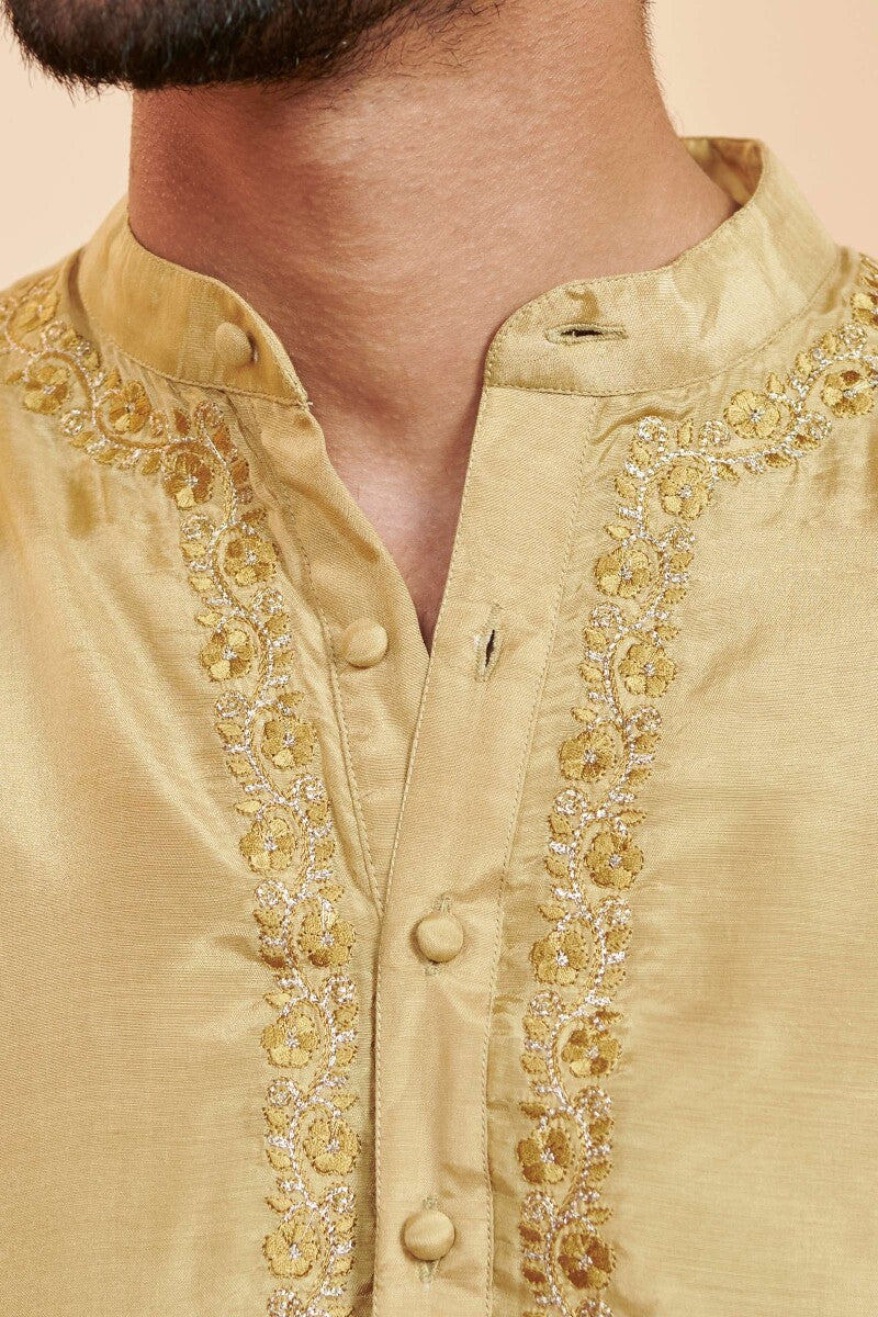 Shirin Rehan Mustard Modal Kurta