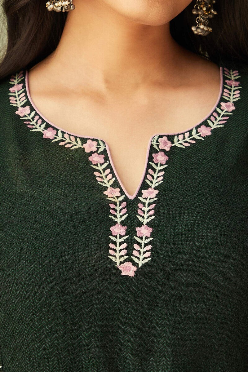 Naadirah Sahana Faux Wool Kurta