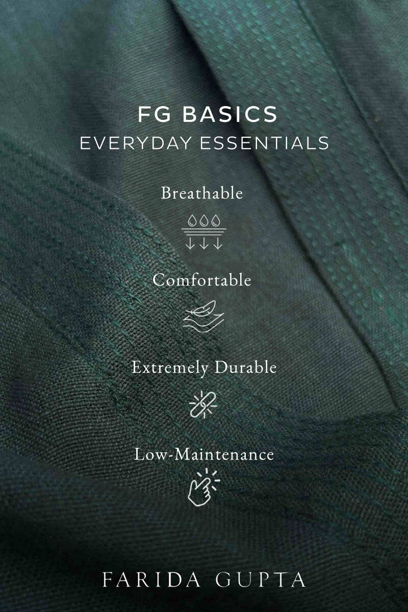 Roza Seher Forest Green Kurta