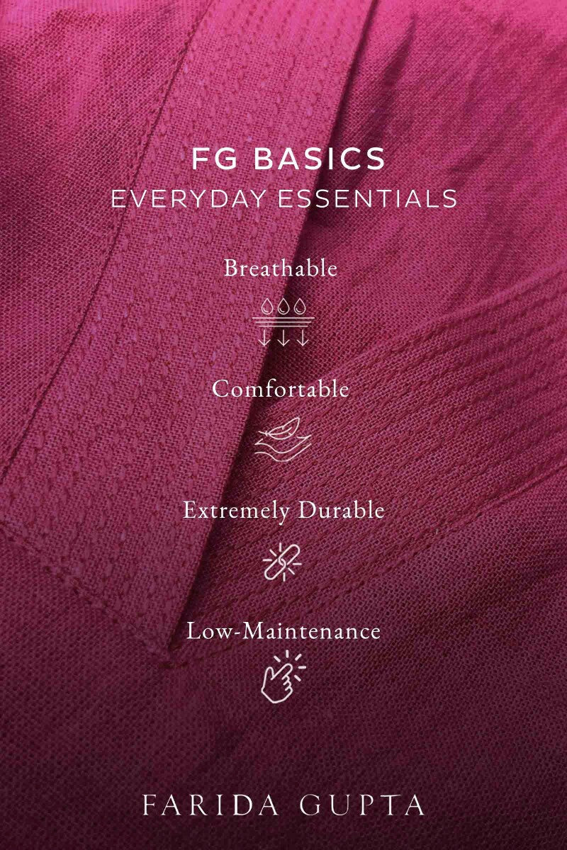 Surplus: Roza Seher Rose Pink Kurta