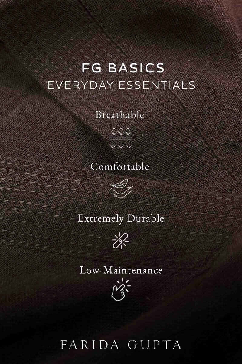 Roza Seher Brown Kurta