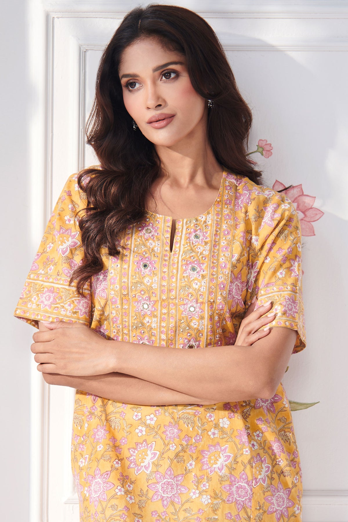 Gulbahar Shaheena Sanganeri Kaftan