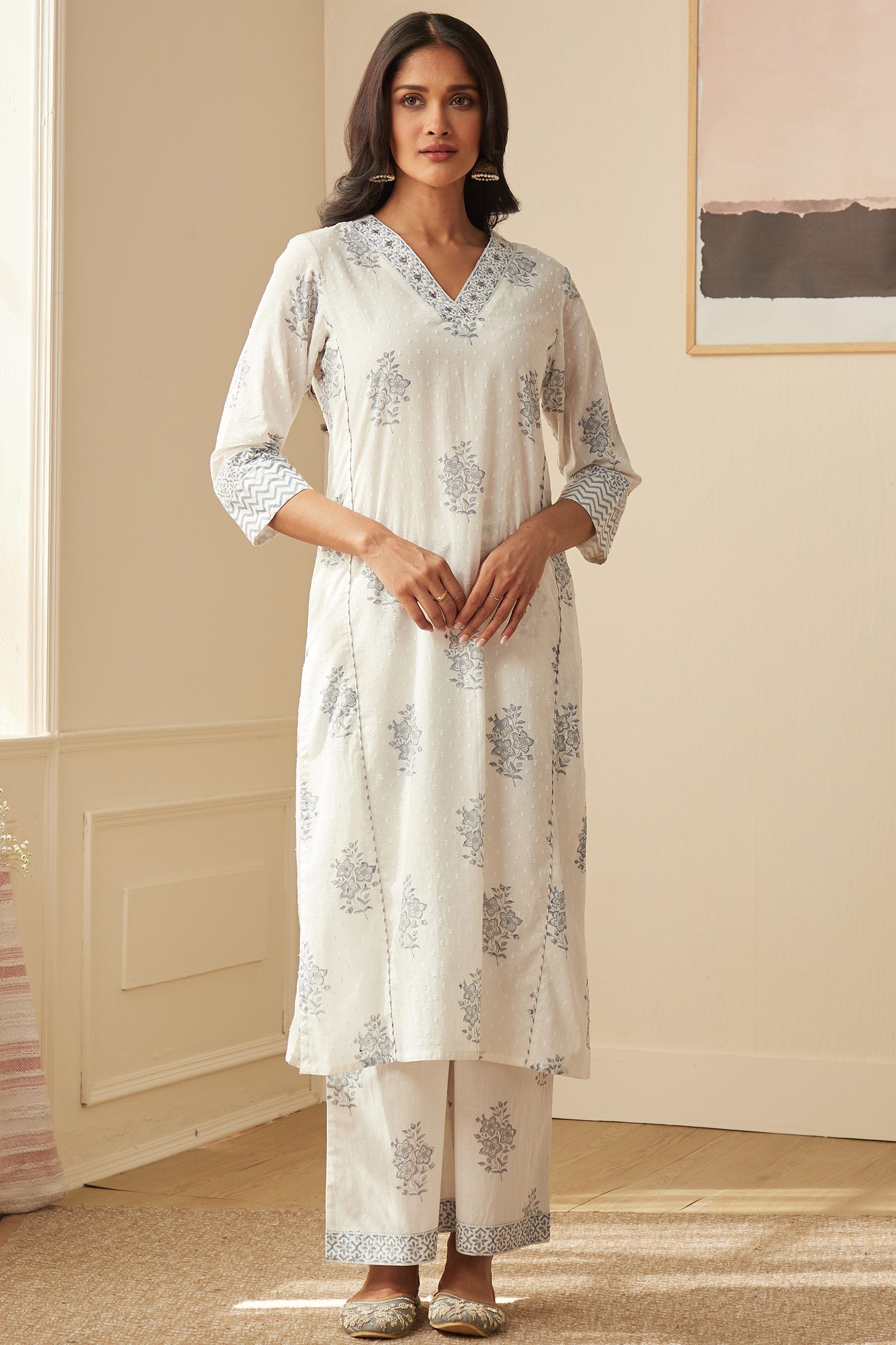 Rosheen Safeena Sanganeri Kurta