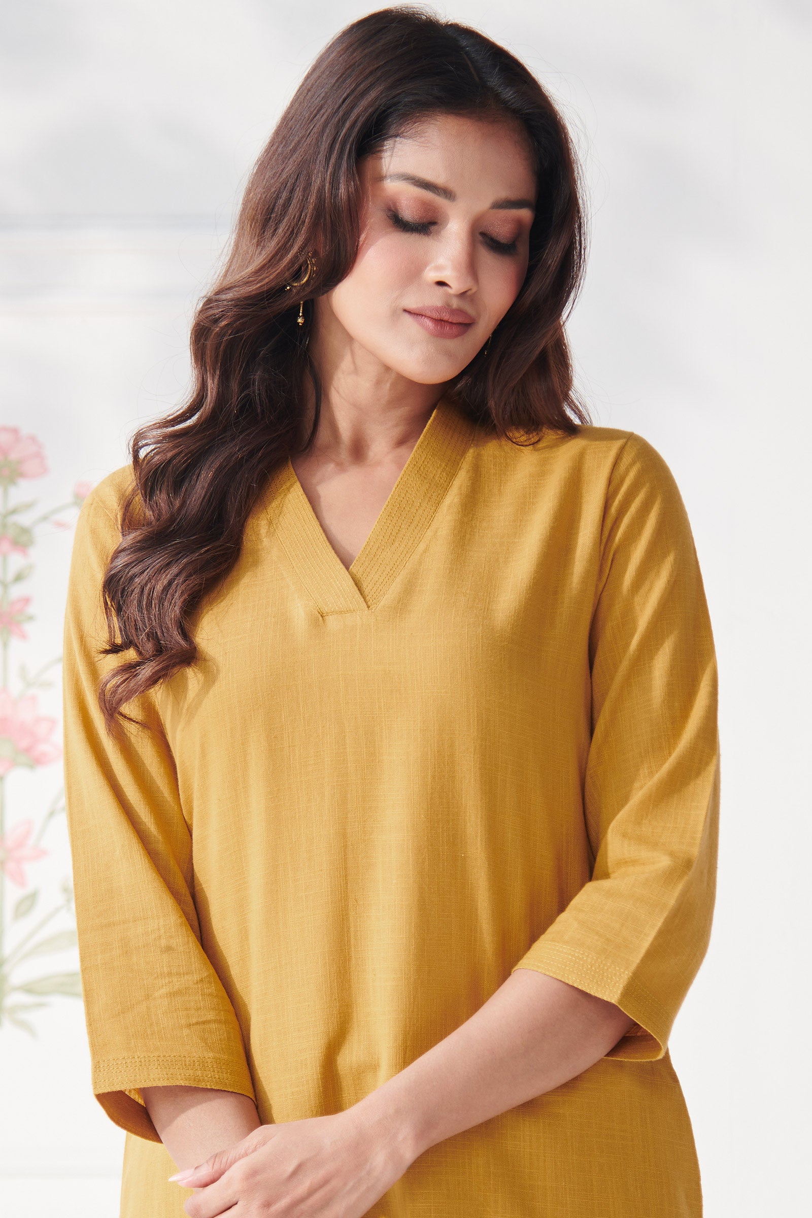 Surplus: Roza Jiya Mustard Kurta