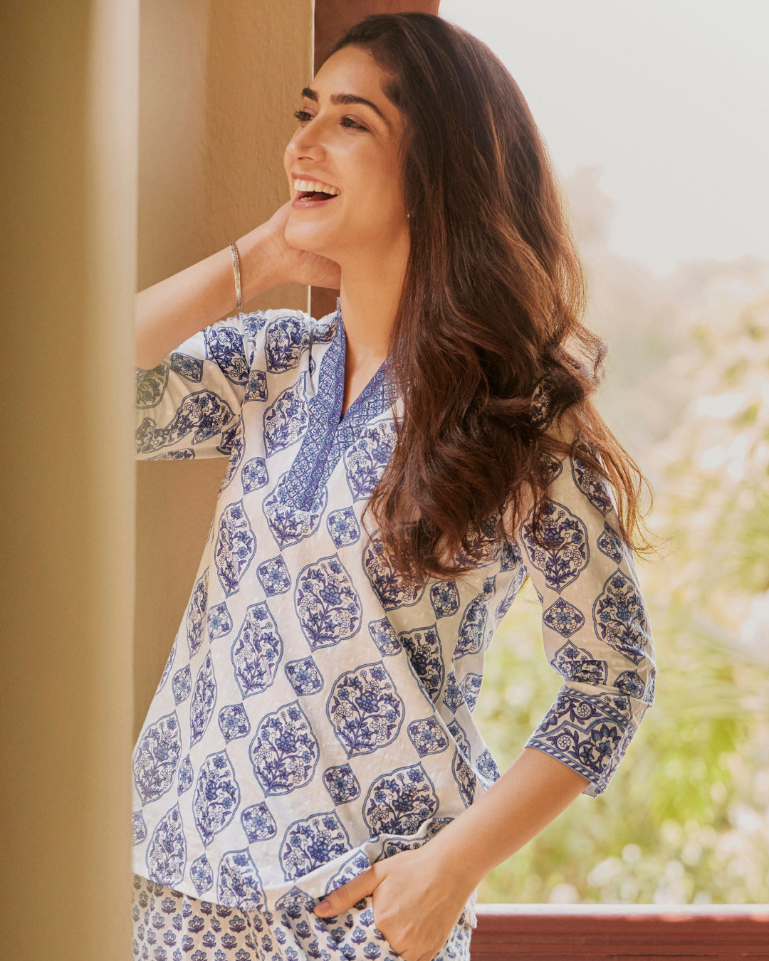 Neelofar Nasmina Sanganeri Co-Ord Set