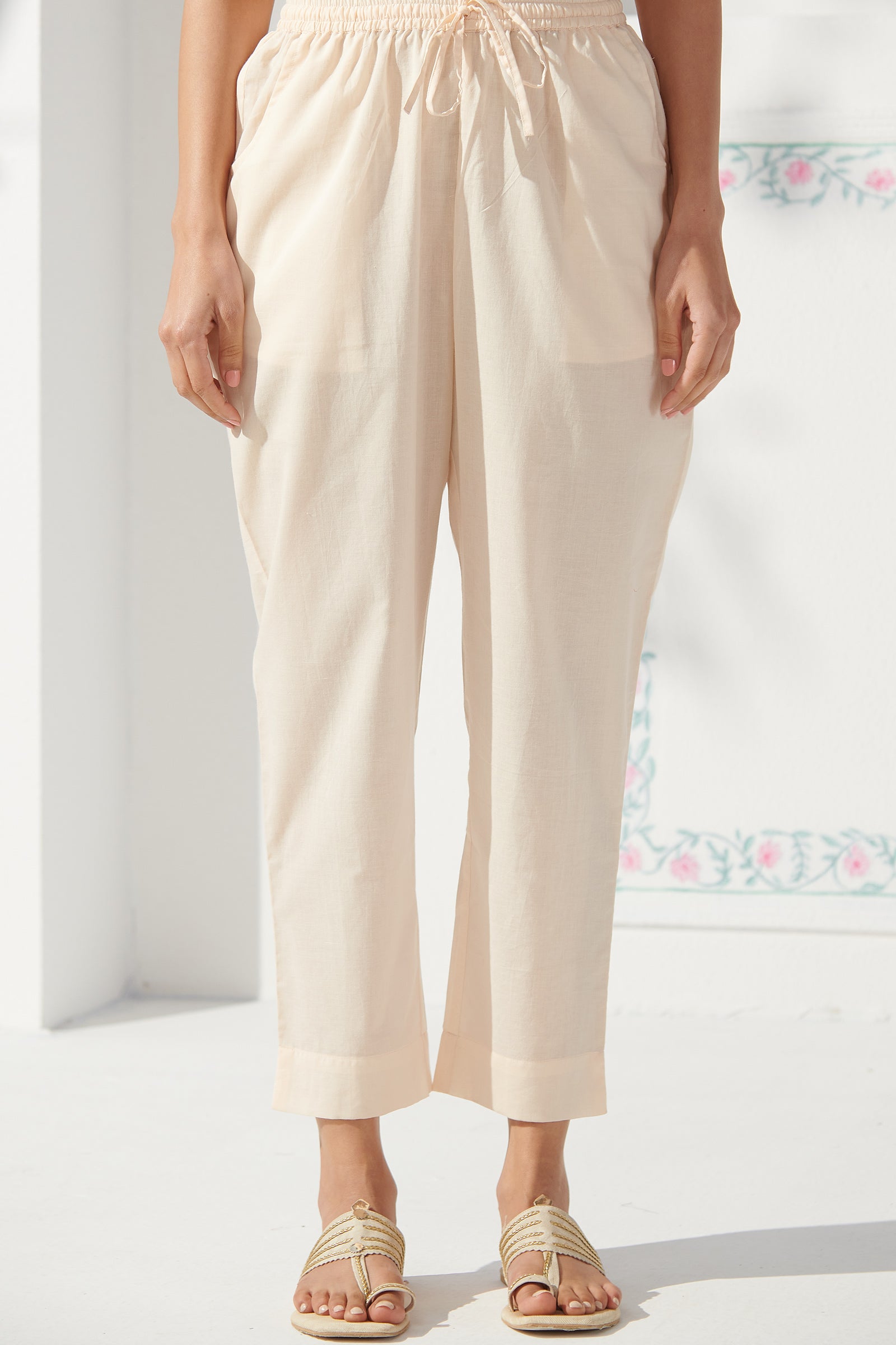 Api Samrina Gulbarg Samrina Narrow Pants for Women | Farida Gupta – Farida Gupta India