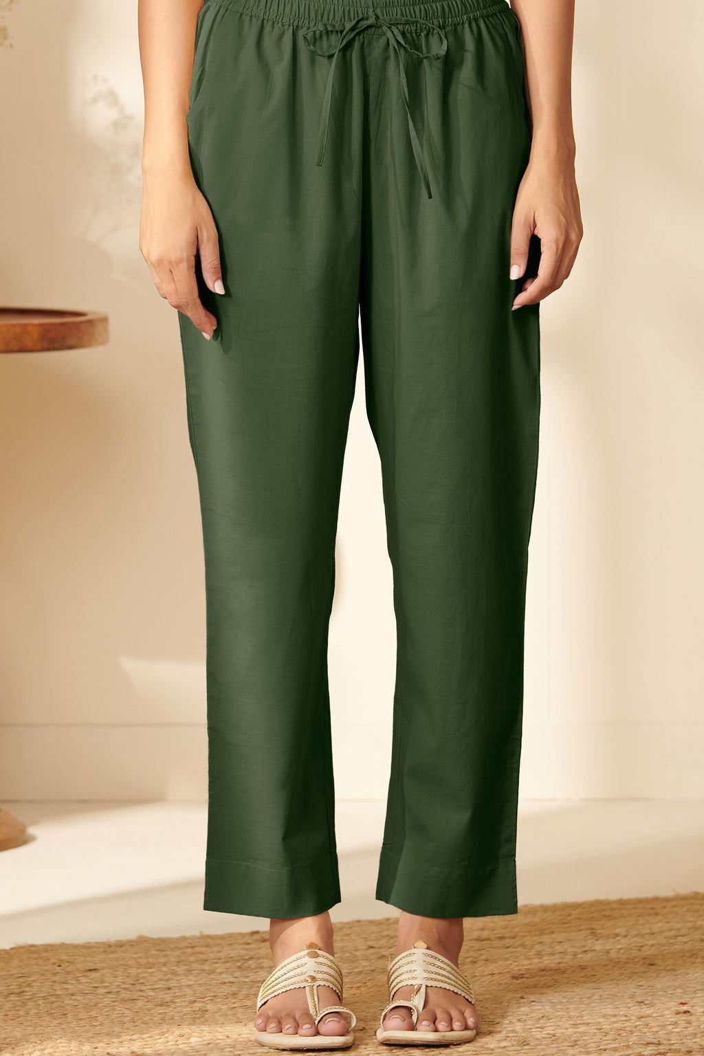 Roza Rosana Green Narrow Pants