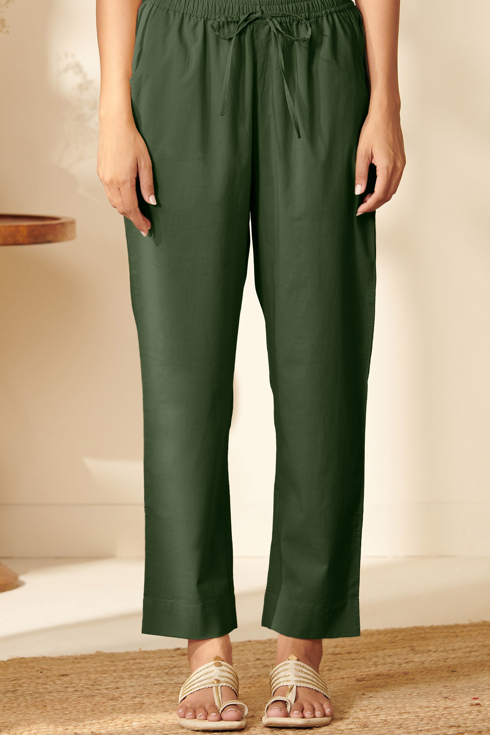 Roza Rosana Green Narrow Pants