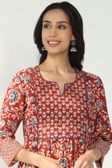 Sehra Ziah Bagru Kurta