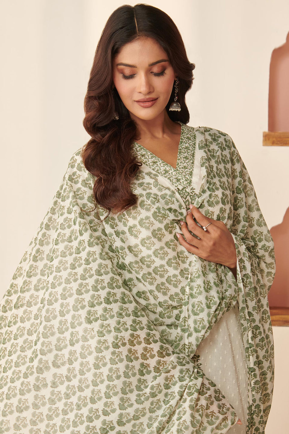 Rosheen Maiwa Sanganeri Dupatta