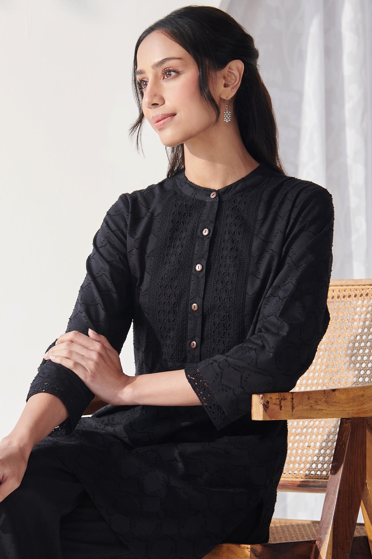 Mumtaz Nazma Black Co-Ord Set