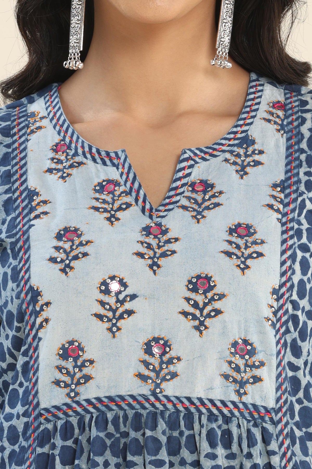 Nurtaj Seerat Bagru Kurta