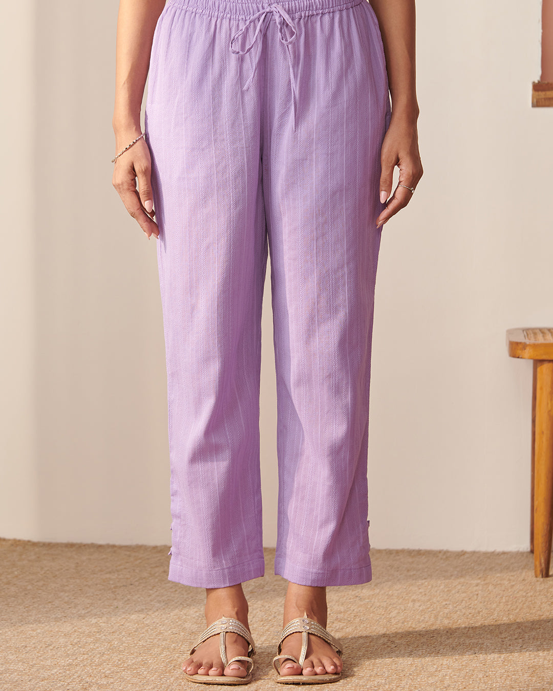 Roza Shehnaz Lilac Pants