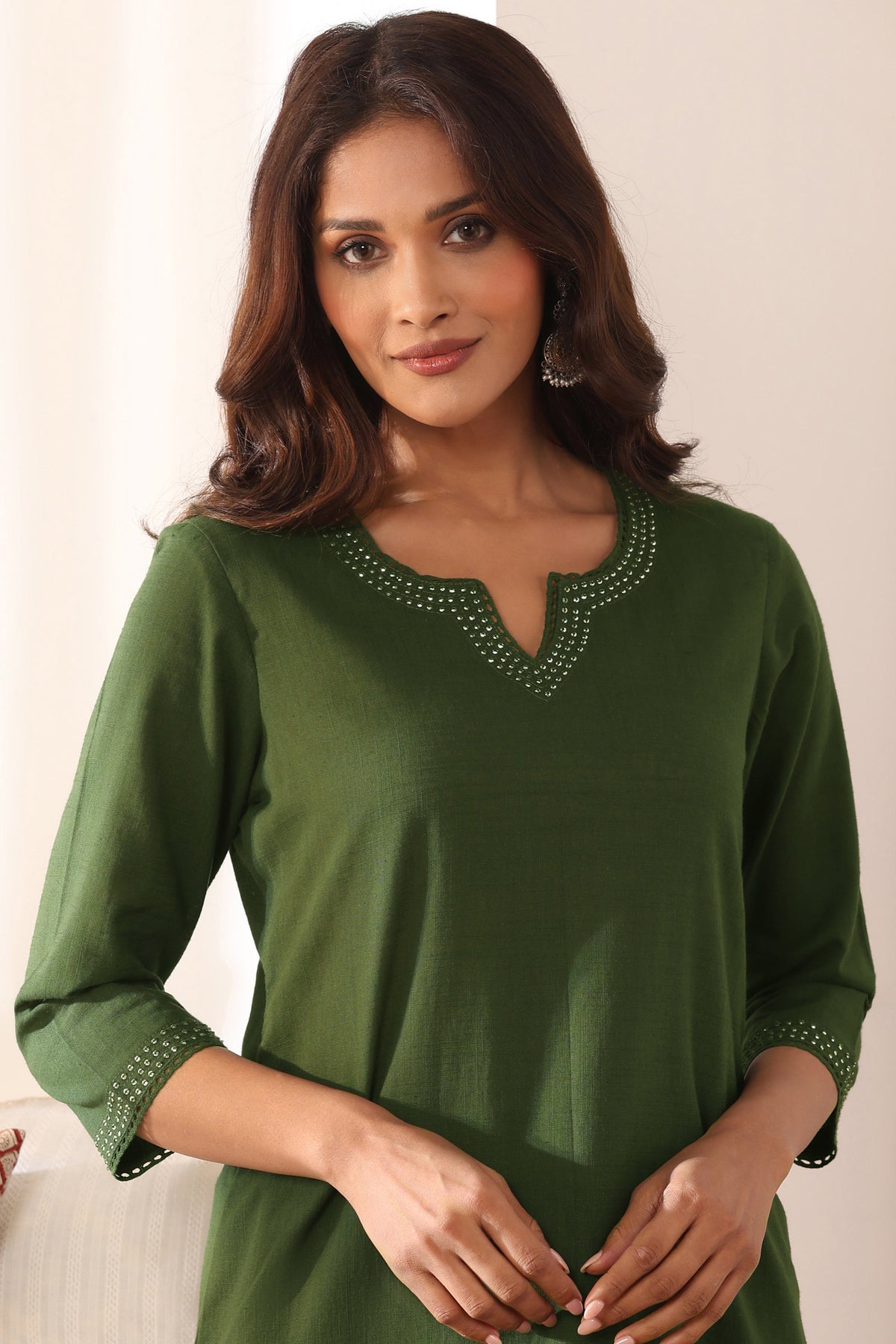 Surplus: Roza Faiza Green Kurta