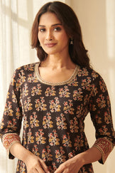 Surplus: Sehra Yasmine Bagru Kurta