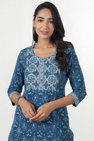 Noor Raziya Indigo Kurta