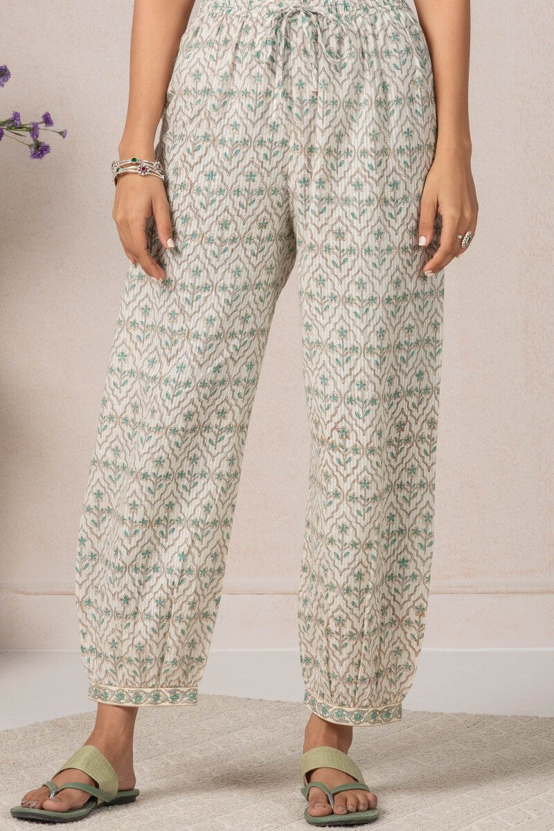 Nasrine Firoza Sanganeri Izhaar Pants