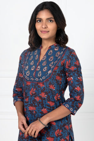 Sehra Maya Bagru Kurta