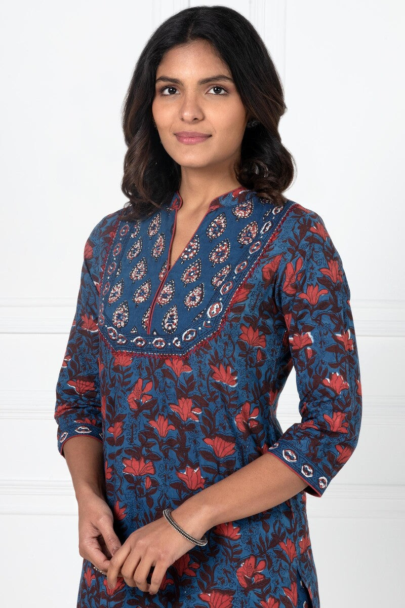 Sehra Maya Bagru Kurta