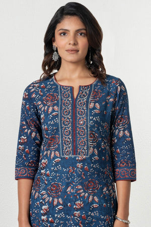 Sehra Zainab Bagru Kurta