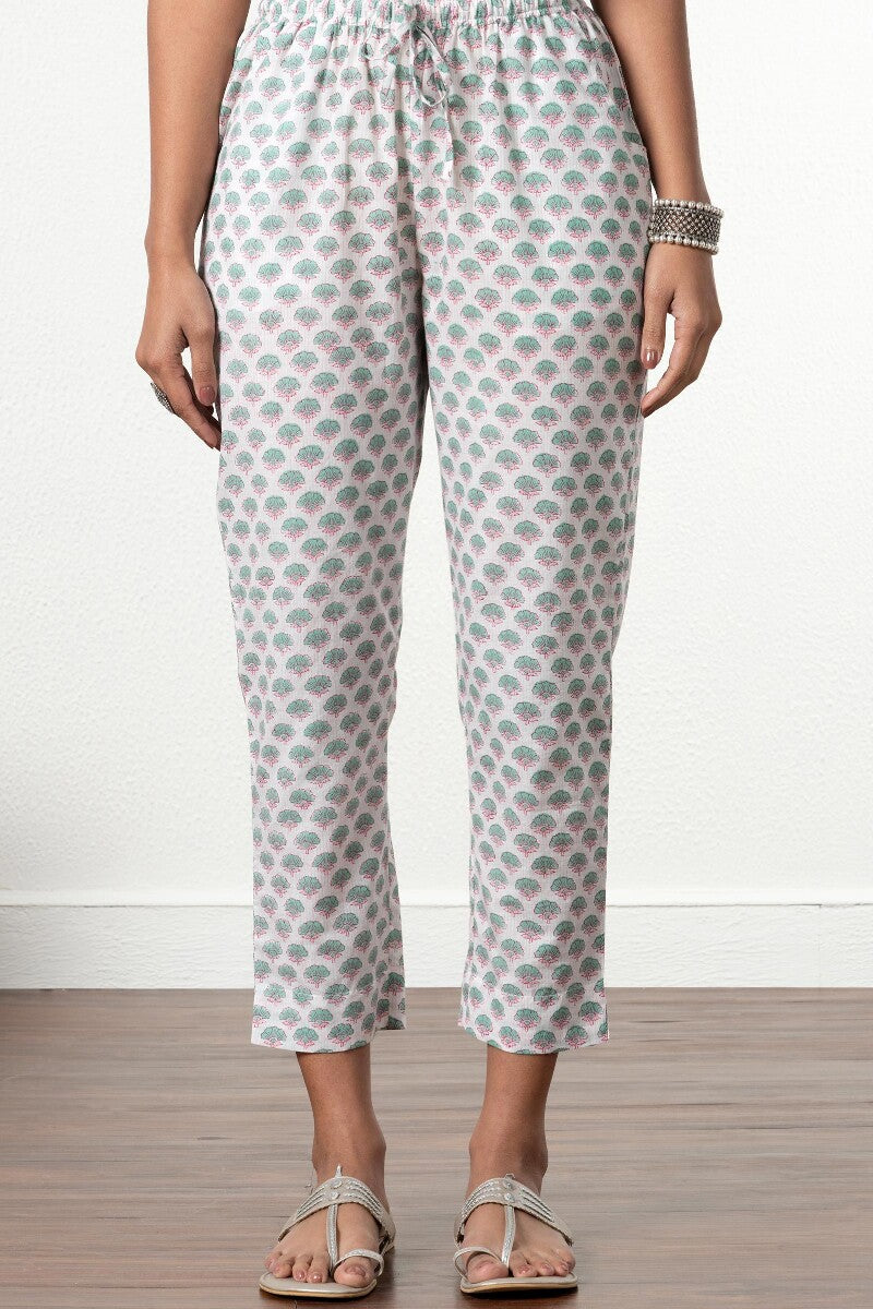 Roz Meher Shaheen Sanganeri Narrow Pants