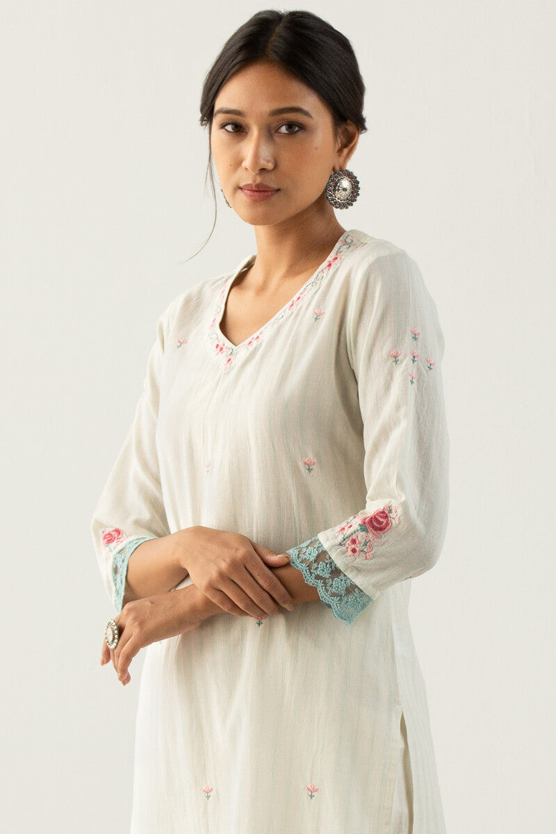 Gulbarg Rumaisa Handloom Kurta
