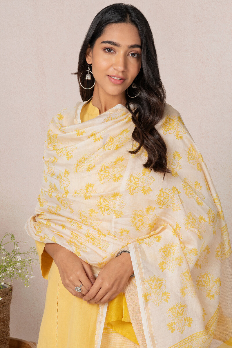 Nasrine Zohra Sanganeri Chanderi Dupatta