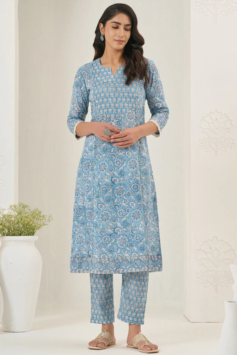 Surplus: Neelofar Gulbano Sanganeri Kurta