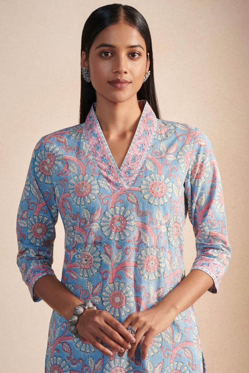 Gauhar Siya Sanganeri Kurta