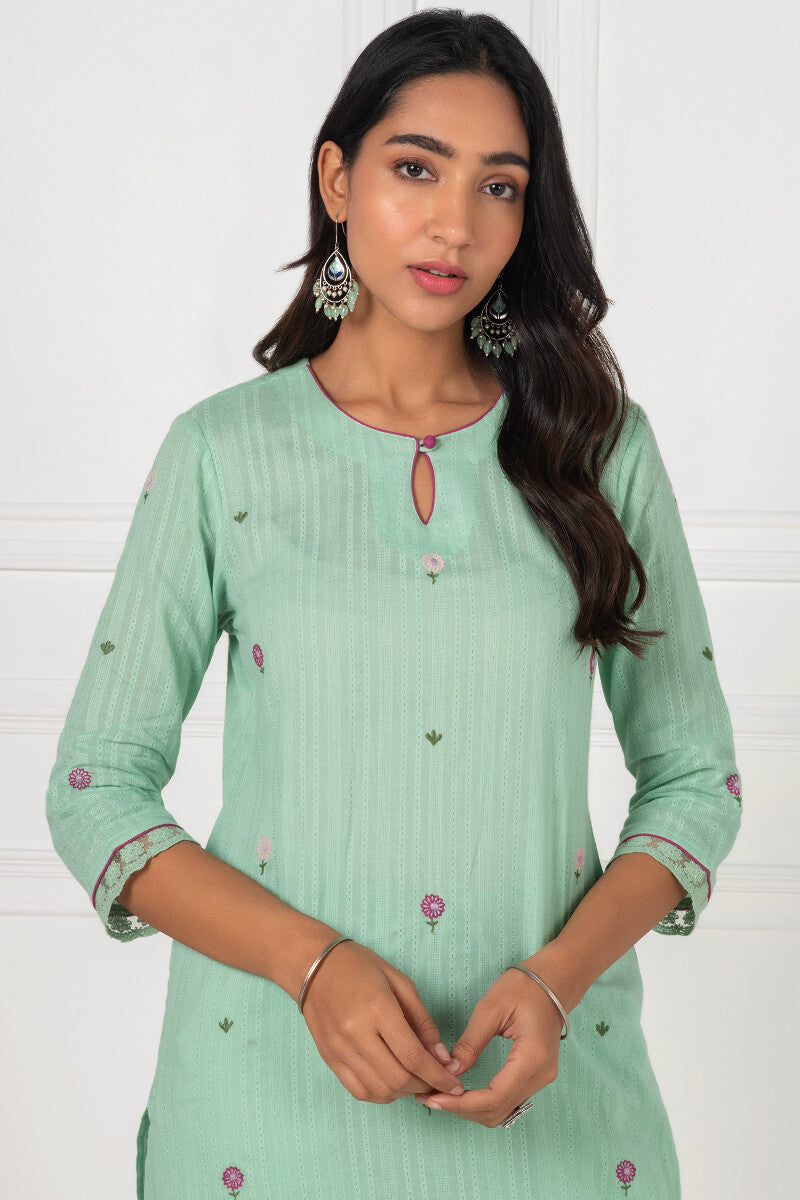 Gulnaz Siya Dobby Kurta
