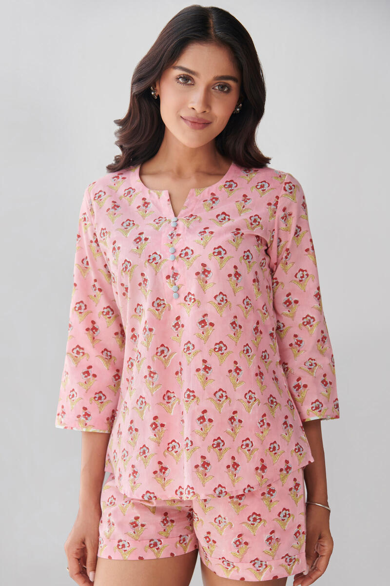 Nasrine Jiya Sanganeri Loungewear Set