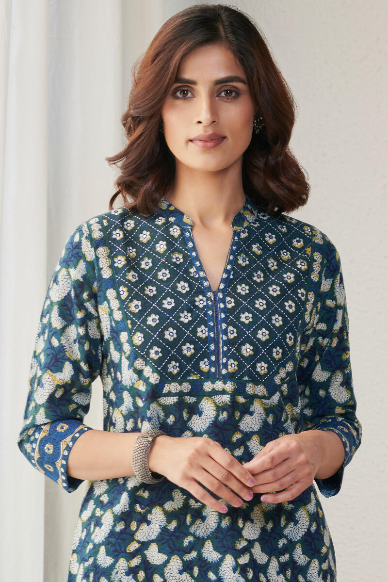 Sehra Inaya Bagru Kurta