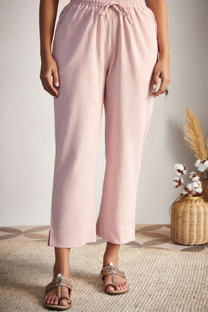 Roza Jia Pink Handloom Pants