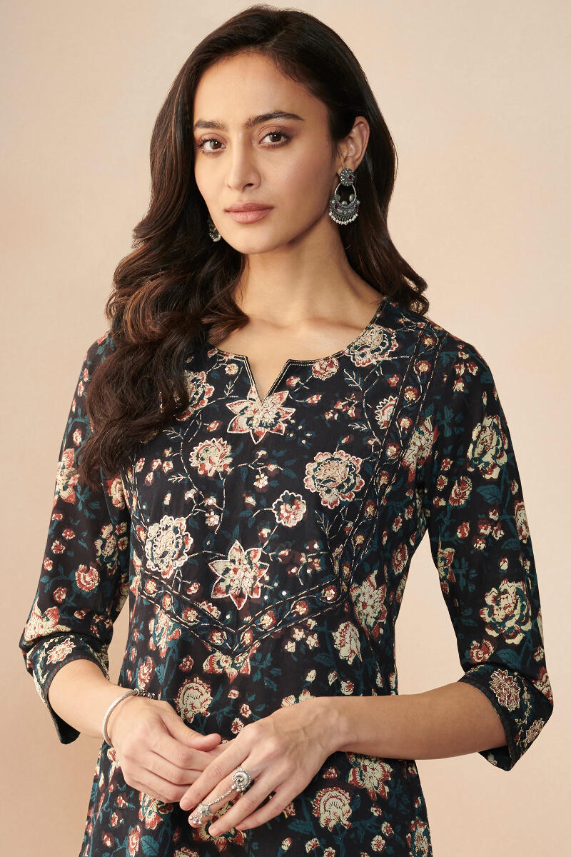 Sehra Mirza Bagru Kurta