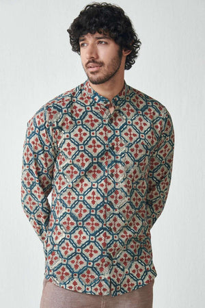 Zaid Mihir Bagru Shirt