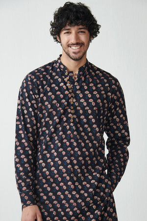 Zaid Mihir Bagru Kurta