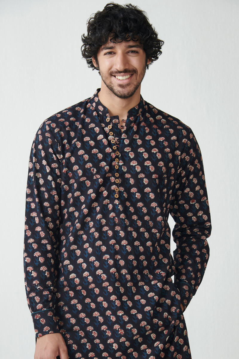 Zaid Mihir Bagru Kurta