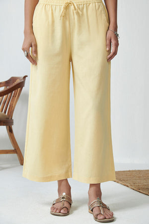 Roza Yellow Flex Cotton Farsi
