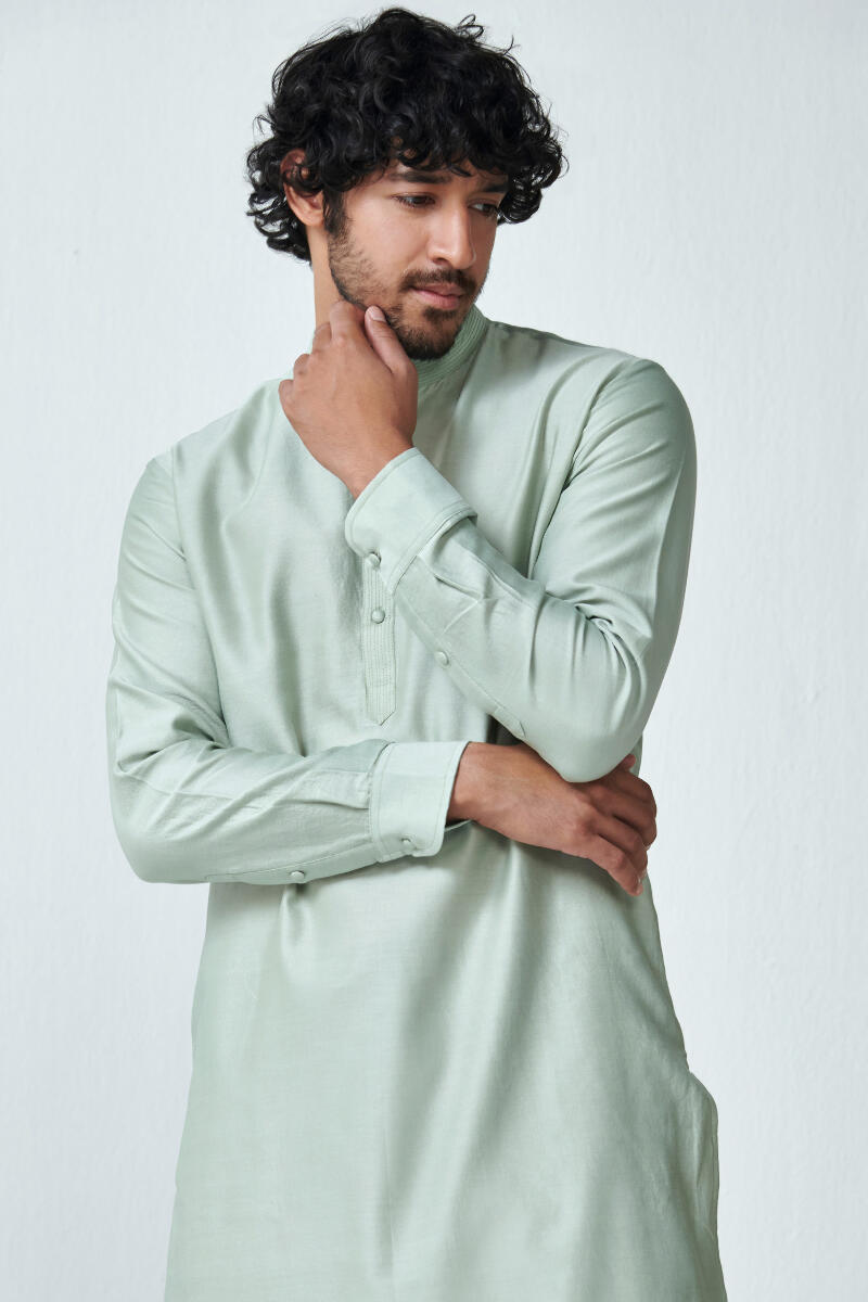 Zaid Kiaan Chanderi Kurta