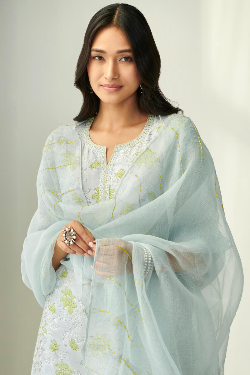 Nasrine Zeenat Cotton Silk Dupatta