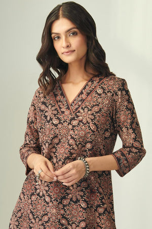 Sehra Farheen Ajrak Loungewear Set